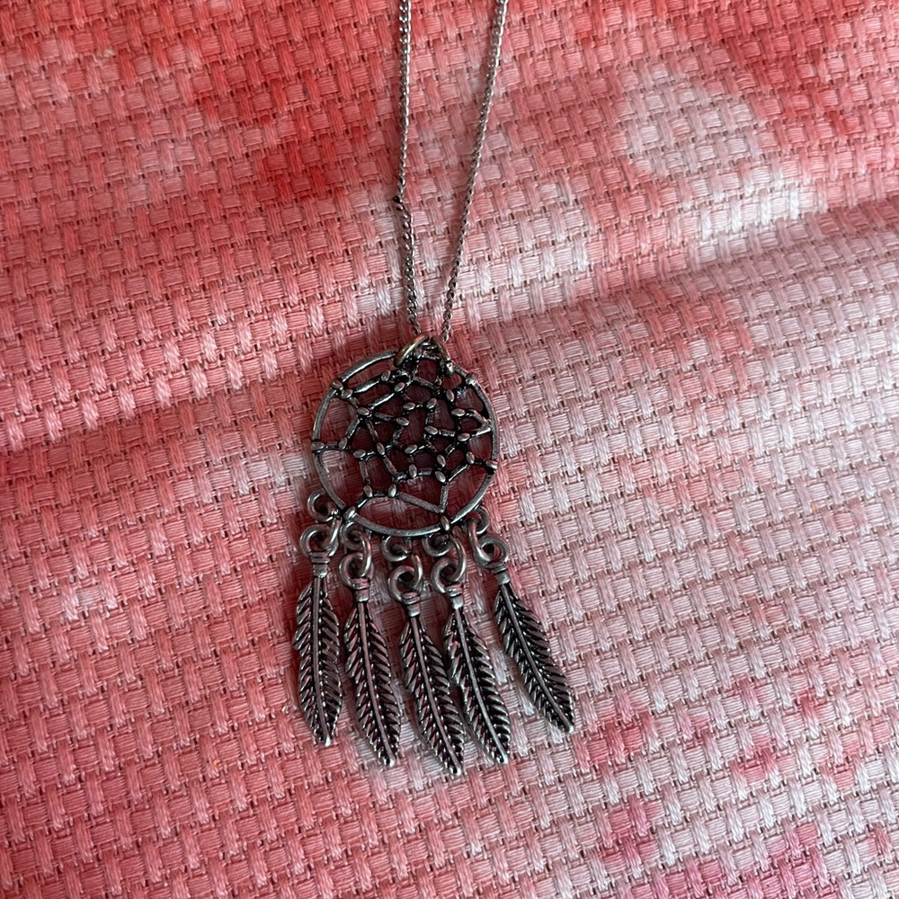 Dream catcher necklace